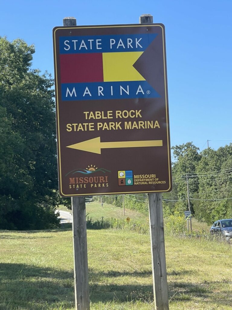 State Park Marina Sign